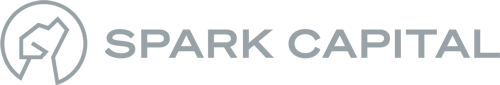ContactPlus logo alongside Spark Capital logo, indicating venture capital investment or partnership.